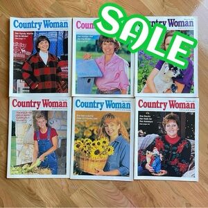 Vintage Country Woman 2001 Magazine Lot of 6 Full Year